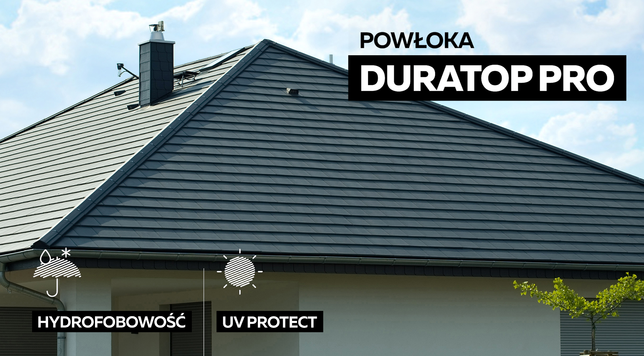 Dachówki cementowe CREATON w wersji DURATOP PRO – elegancki i trwały dach